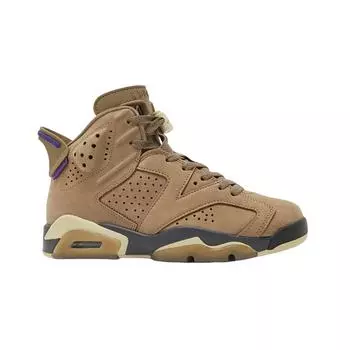 Женские кроссовки W Jordan 6 Retro Gore Tex Brown Kelp FD1643-300