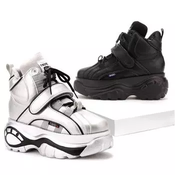 Женские кроссовки в стиле панк, на шнуровке, на платформе 9 см, женские кроссовки, женские повседневные кроссовки с увеличенной высотой, Tenis Feminino 35 розовый