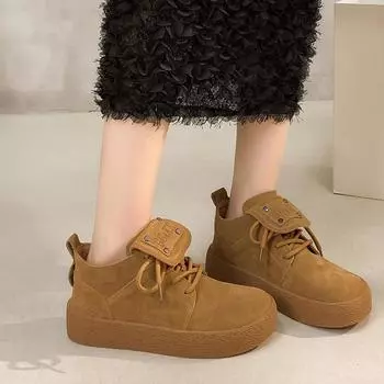 Женские кроссовки весна-лето ретро повседневные нескользящие туфли для женщин подошва классические удобные кроссовки для клубных вечеринок женские 35 коричневый