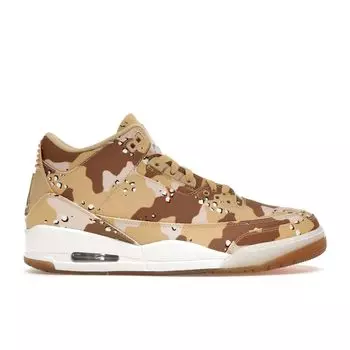 Женские кроссовки WNBA x Air Jordan 3 Retro Desert Camo коричневого цвета с парусом Dark-Driftwood HM4301-200 35.5