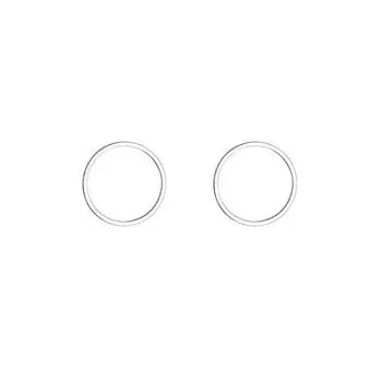 Женские круглые серьги. Модные серьги на лето.