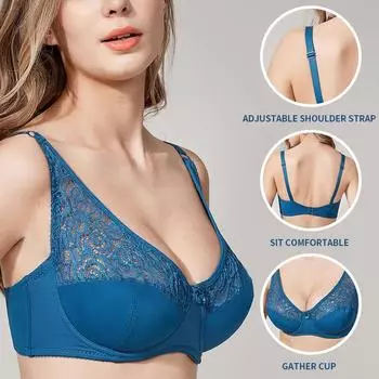 Женские кружевные бюстгальтеры, тонкий сексуальный бюстгальтер без косточек с глубоким V-образным вырезом, кружевной бюстгальтер, сексуальное женское белье, топы, большие размеры, чашка CD, бюстгальтер на косточках, женское нижнее белье 80C красный