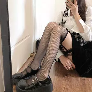 Женские кружевные чулки, нижнее белье, бедра, выше колена, нейлоновые чулки с бабочкой, прозрачные черные женские сетчатые носки One Size