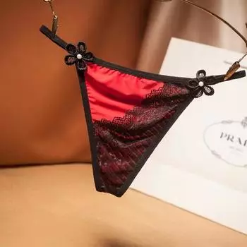 Женские сексуальные трусики кружевные стринги сексуальный тонкий пояс нижнее белье стринги шелковистые бесшовные женские очаровательные стринги нижнее белье one size