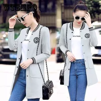 Женские куртки, осень 2019, повседневная ветровка, женские базовые куртки, пальто, куртки-бомберы, женские XXXL