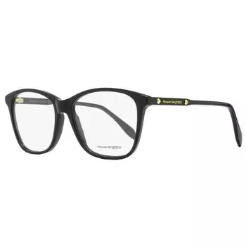 Женские квадратные очки Alexander McQueen AM0191O 001 Черные, 54 мм 001