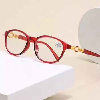 Женские квадратные очки с анти-синим светом для чтения, очки для пресбиопии, очки по рецепту, очки для дальнозоркости Strength 1