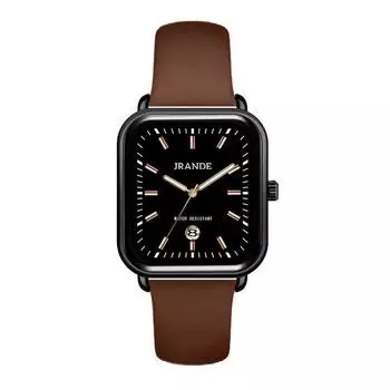 Женские квадратные роскошные водонепроницаемые брендовые наручные часы Perferminta