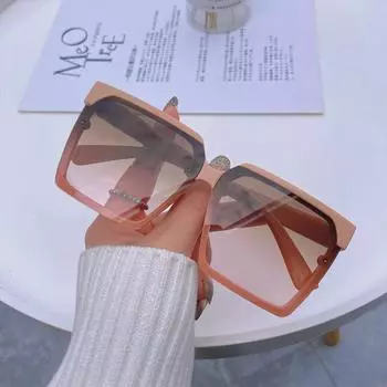 Женские квадратные солнцезащитные очки, люксовый брендовый дизайнер, большие солнцезащитные очки UV400, солнцезащитные очки, оптические очки, очки