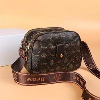 Женские квадратные сумки из искусственной кожи, женские сумки на ремне с широким ремнем, женская сумка через плечо, высокое качество, мода