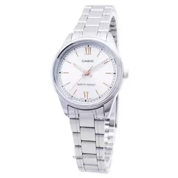 Женские кварцевые часы Casio Quartz LTP-V005D-7B2 LTPV005D-7B2 Analog белый