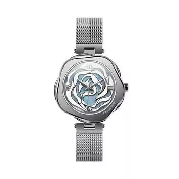 Женские кварцевые часы CIGA Design Rose Shaped Hollow, изысканные и элегантные часы белый