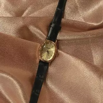 Женские кварцевые часы класса люкс овальной формы модные римские цифры циферблат женские винтажные золотые черные часы женские наручные часы