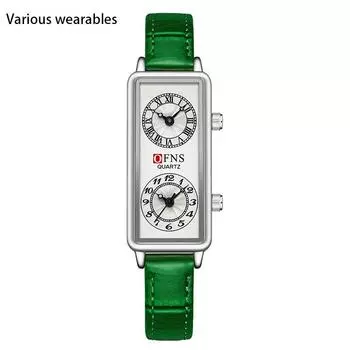 Женские кварцевые часы Niche Fashion Dual Time Digital Roman Quartz Watch