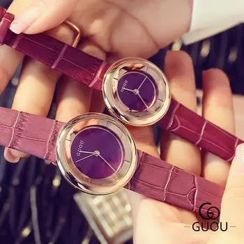 Женские кварцевые часы водонепроницаемые Ins Style French Niche Watch женские новые стильные простые модные