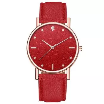 Женские кварцевые наручные часы с красочным поясом звездного неба, подарочные часы