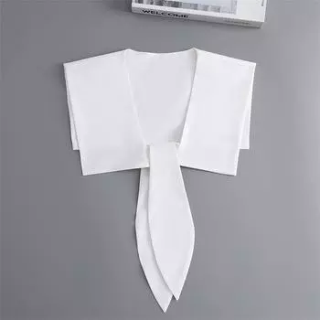 Женские лацканы с бантами, накладной воротник для женской рубашки, съемный воротник, галстук, накидка, накидка для девочек, накладной воротник