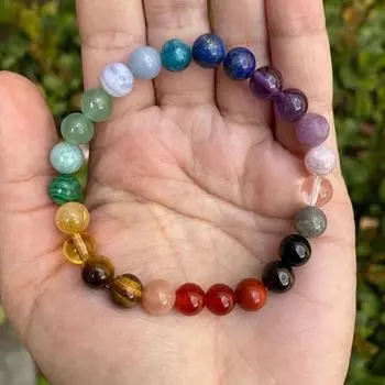 Женские лечебные тигровые глаза, аметист, драгоценный камень, бусины, браслеты, браслеты с камнями для йоги, подарок для пары, Y2K, ювелирные аксессуары