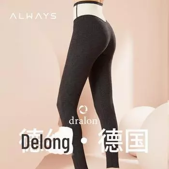 Женские леггинсы Aoweizi из плотного бархата с высокой талией для утягивания, обеспечивающие тепло и комфорт M