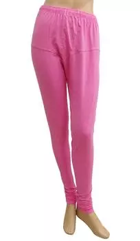 Женские леггинсы Atasi из мягкого хлопка в полный рост с эластичным нижним штаном бесплатно One size детские розовый
