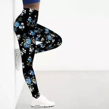 Женские леггинсы для йоги с принтом кристальной розы, эластичные, для фитнеса, бега, спортзала, спорта и активного отдыха XS красный