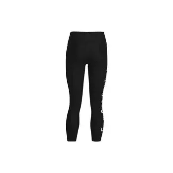 Женские леггинсы-капри Under Armour HeatGear Armor с графическим буквенным логотипом, черные 1361013-001 XL