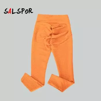 Женские леггинсы пуш-ап для тренировок, фитнес-брюки, спортивные леггинсы с высокой талией, антицеллюлитные леггинсы