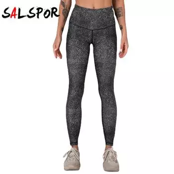 Женские леггинсы с цифровым принтом, спортивные штаны для фитнеса, йоги, высокая талия, пуш-ап, спортивная одежда на бедрах