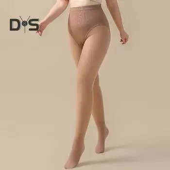 Женские леггинсы, высокоэластичные, теплые, удобные, облегающие, однотонные леггинсы с утолщенной бархатной подкладкой L чёрный