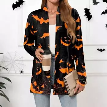 Женские легкие кардиганы с открытой передней частью, с длинными рукавами, повседневные, свободные, тонкие кардиганы с карманами XL