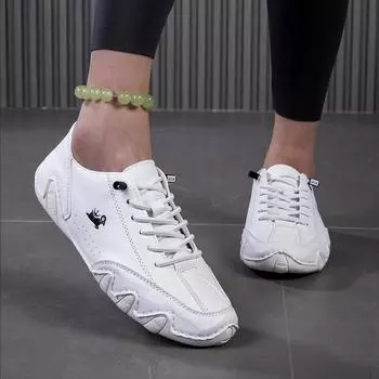 Женские легкие кроссовки Slip On, удобные кроссовки с низким верхом однотонного цвета, повседневная спортивная обувь для прогулок на свежем воздухе 36 зелёный