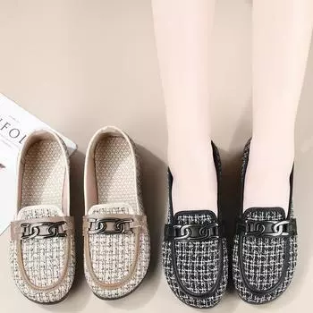 Женские легкие мокасины, мягкие повседневные туфли для прогулок, вождения, офиса, туфли-лодочки для женщин, удобные туфли для работы в офисе, без застежек 36
