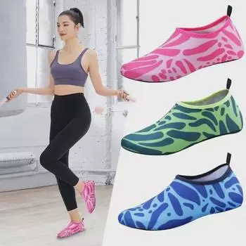 Женские легкие нескользящие кроссовки для йоги - мягкая подошва, бесшумные, для прыжков и аэробики в помещении 2XL (42-43)