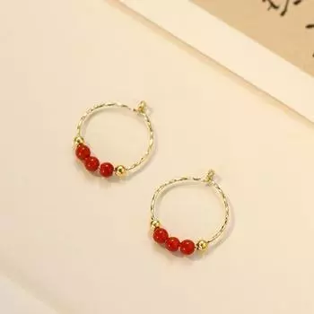 Женские легкие роскошные серьги Niche Design Новый стиль для женщин