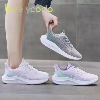 Женские легкие удобные кроссовки, повседневные нескользящие кроссовки для бега 40