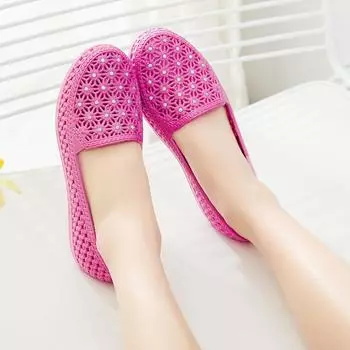 Женские летние балетки 39 фиолетовый