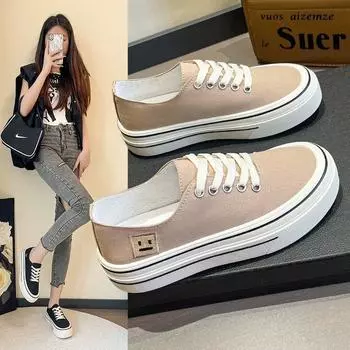 Женские летние дышащие повседневные парусиновые туфли с мягкой подошвой, не дающие ногам устать от спорта и сноуборда 35 хаки