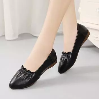 Женские летние легкие туфли на мягкой подошве с плоским дном, женские весенние и осенние туфли, белые туфли для медсестер 41