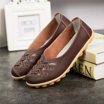 Женские летние мокасины для вождения Hollow, удобные повседневные туфли без застежек для девочек, разноцветные, большого размера 35 розовый