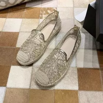 Женские летние мокасины женские роскошные повседневные женские трендовые туфли 2024 года удобные босиком модные уличные прогулочные туфли обувь 35 чёрный