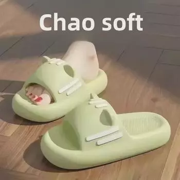 Женские летние нескользящие сандалии для дома 2023 года — стильные, универсальные, идеально подходят для дома и прогулок 38-39 (fits 37-38)