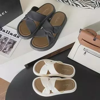 Женские летние нескользящие сандалии на толстой подошве 2025 года 36-37 (Runs Small)