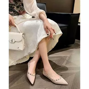 Женские летние новые ретро однотонные сексуальные остроносые сандалии на каждый день, удобные для ходьбы, женские туфли на квадратном каблуке 35