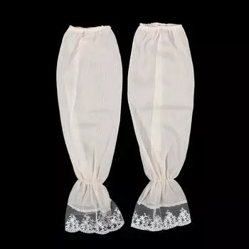 Женские летние перчатки с защитой от солнца, складки, водительские перчатки, однотонные, анти-УФ, солнцезащитные перчатки One Size кремовый