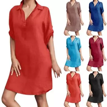 Женские летние платья, повседневное платье, сексуальные сарафаны с коротким рукавом, платья-футболки, короткое вечернее платье в стиле бохо L чёрный