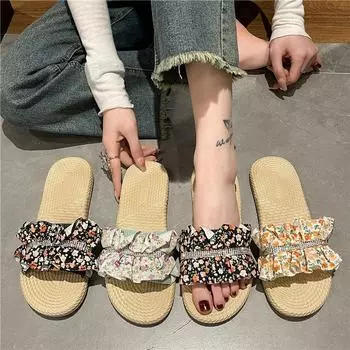 Женские летние пляжные сандалии с бантом 2023 года 36/37