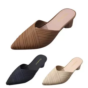 Женские летние пляжные шлепанцы Esparto на плоской подошве 36 бежевый