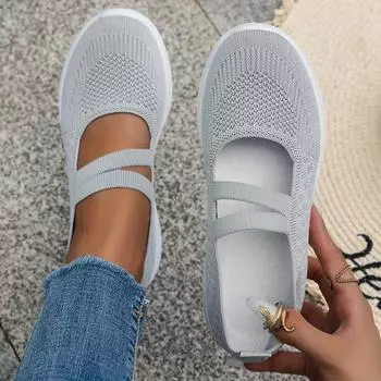 Женские летние повседневные кроссовки, дышащие сетчатые балетки, удобные мокасины без застежек, женская прогулочная обувь 36 розовый