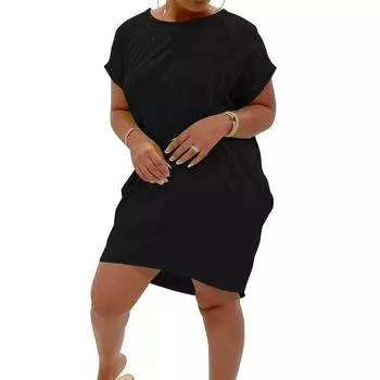 Женские летние повседневные платья без рукавов с принтом и U-образным вырезом L белый