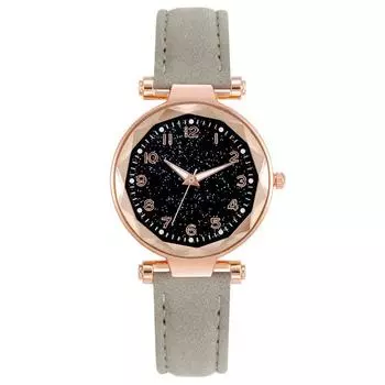 Женские летние простые кварцевые наручные часы с простым темпераментным ремнем